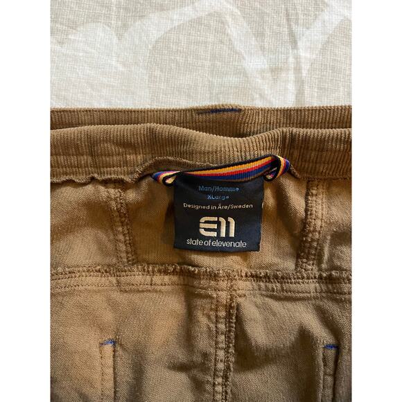 E11 state of elevenate Après Cord Pants men’s X-Large - Picture 4 of 12